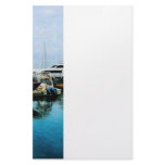 Docked Boats in Newport RI Stationery Paper