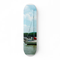 Docked on the Hudson River Skateboard Decks