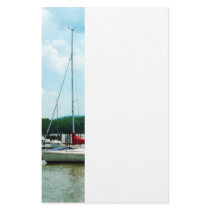 Docked on the Hudson River Stationery Paper