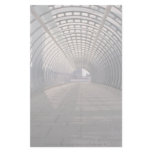 Docklands light railway interior of footbridge, Po Stationery Design
