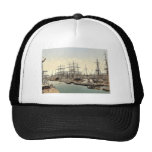 Docks and shipping, Hamburg, Germany classic Photo Hats