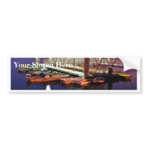 Docks In San Diego Bay bumper stickers by lifesphere Docks In San Diego Bay bumper stickers