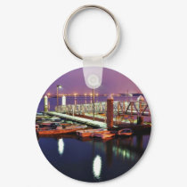 Docks In San Diego Bay keychains