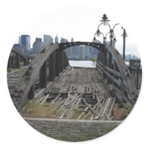 Docks Round Stickers