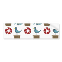 Dockside Print Bumper Sticker