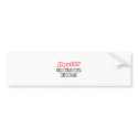 Doctor...Big Deal bumper stickers