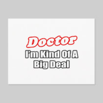 Doctor...Big Deal Postcard