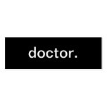 Doctor Business Card