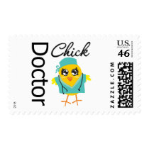 Doctor Chick postage by chicktshirts Doctor Chick postage