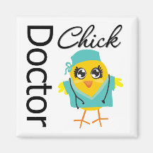 Doctor Chick Refrigerator Magnet