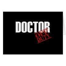 DOCTOR DARK GREETING CARD