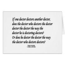 Doctor Doctor (Tongue Twister) cards
