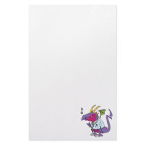 doctor dragon funny cartoon character stationery