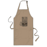 Doctor Faustus Quote (B&W) Aprons