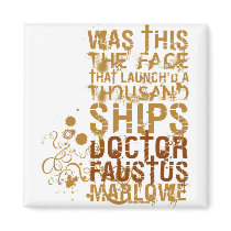 Doctor Faustus Quote magnets by shakespeareshoppe Doctor Faustus Quote magnets