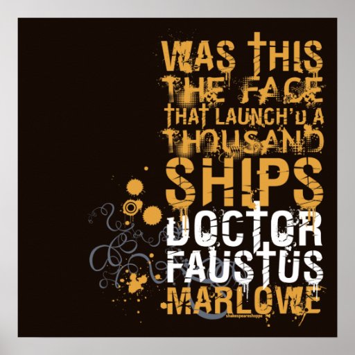 Doctor Faustus Quote Poster Zazzle