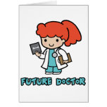 Doctor (girl) greeting cards