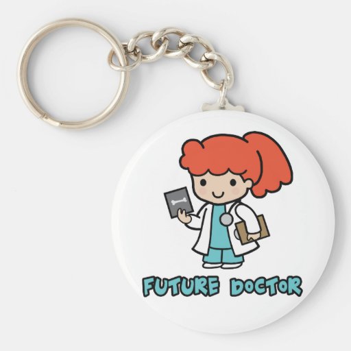 Doctor (girl) keychain