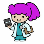Doctor Girl Photo Sculpture
