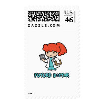 Doctor (girl) postage stamps
