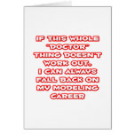 Doctor Humor ... Modeling Career cards