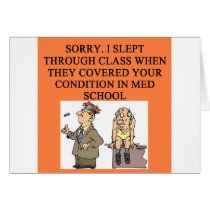 DOCTOR joke Card