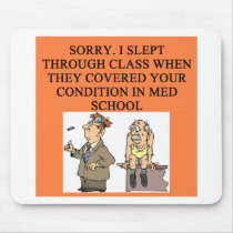 DOCTOR joke Mousepads