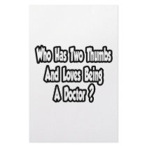 Doctor Joke...Two Thumbs stationery