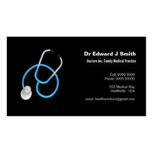 Doctor MD Medical Business Card Design Template