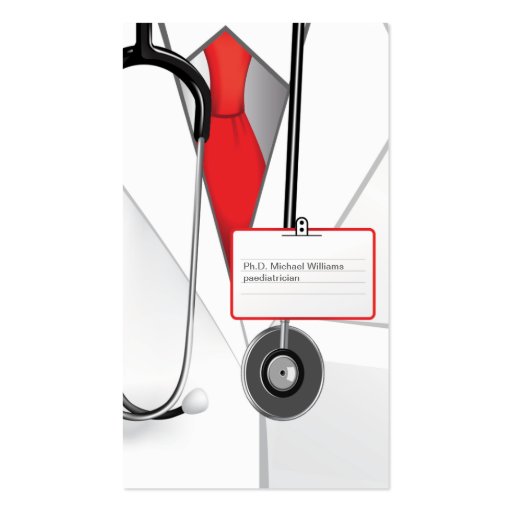 Doctor Medicines Business Card (front side)