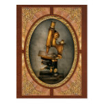 Doctor - Microscope -  The start of modern science Post Card