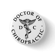 Doctor of Chiropractic Logo Button by chiropracticbydesign Doctor of Chiropractic Logo Button