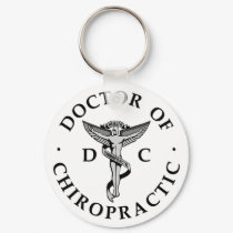 Doctor of Chiropractic Logo Keychain