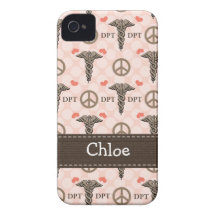 Doctor of Physical Therapy Caduceus iPhone 4 4s Ca Case-Mate iPhone 4 Cases