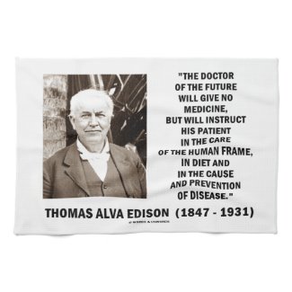 Doctor Of The Future Give No Medicine Prevention Hand Towel