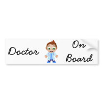 Doctor on Board Bumper Stickers