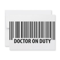 doctor on duty icon invitations