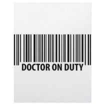 doctor on duty icon letterhead