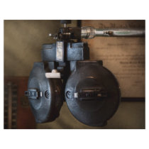 Doctor - Optometry - An old phoropter Custom Flyer