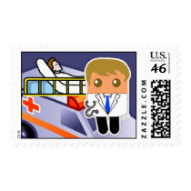Doctor Postage Stamp stamps