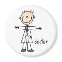Doctor Stick Figure Magnet
