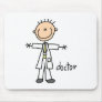 Doctor Stick Figure Mousepad