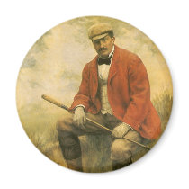 Doctor William Laidlaw Purves, Portrait by Collier Fridge Magnet