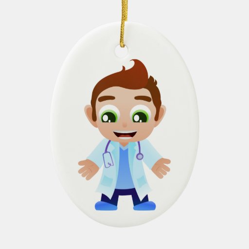 doctor with stethoscope christmas ornament zazzle doctor with stethoscope christmas ornament zazzle