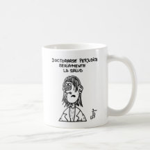 Doctorarse perjudica seriamente la salud taza