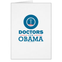 Doctors for Obama Greeting Cards