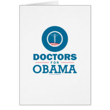 Doctors for Obama Greeting Cards