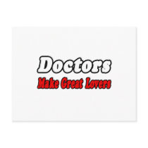 Doctors Make Great Lovers postcards