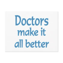 Doctors Make it all Better postcards