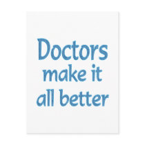Doctors Make it all Better postcards